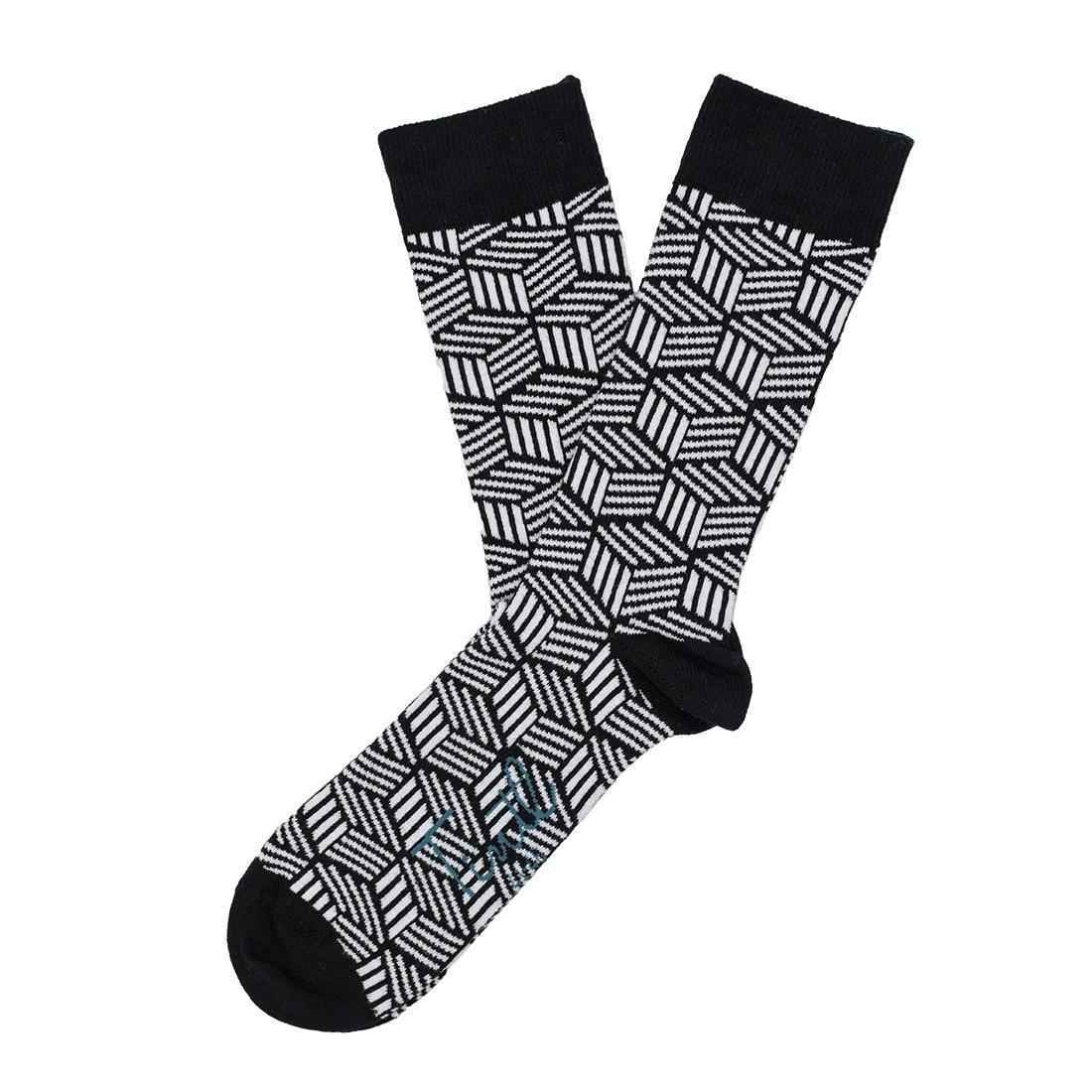 Chaussettes Motifs Black & White Berlin – Image 2
