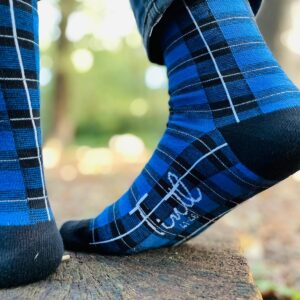 Chaussettes Motifs Scotty - Black / Blue