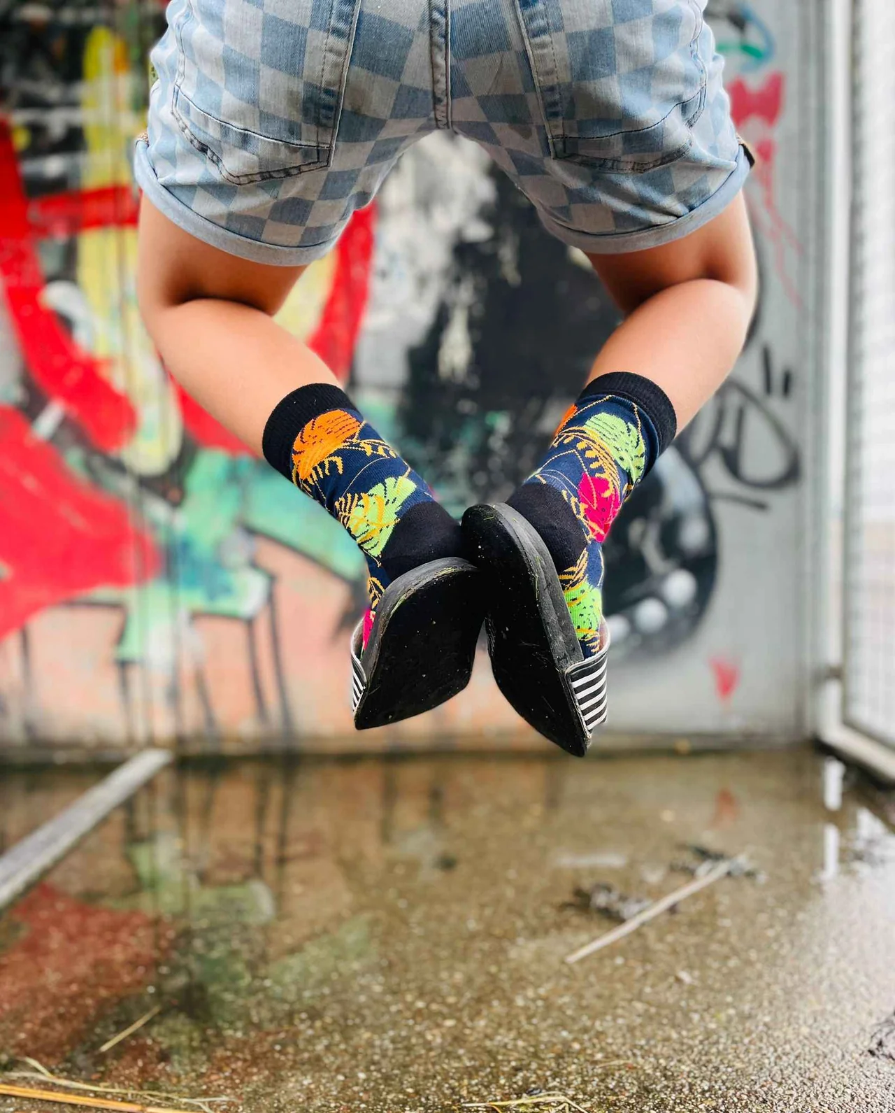 Chaussettes Motifs Tropical – Image 2