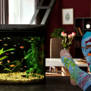 Chaussettes Motifs Aquarium
