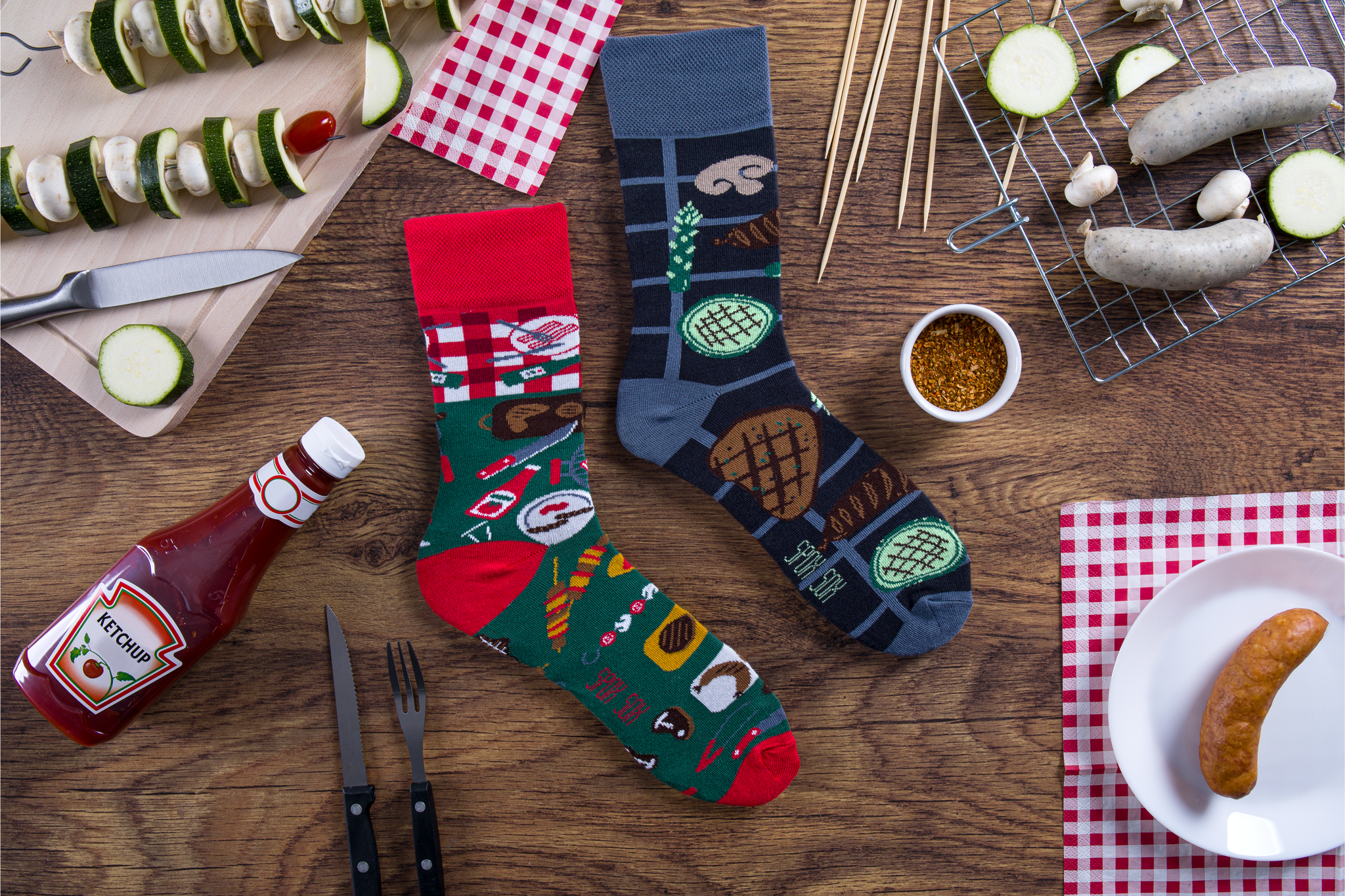 Chaussettes Motifs Randonnée – Image 2