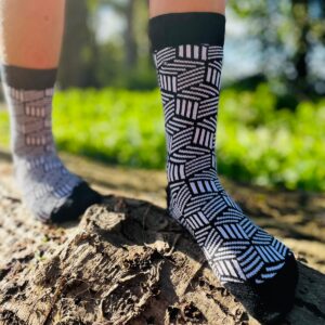 Chaussettes Motifs Black & White Berlin