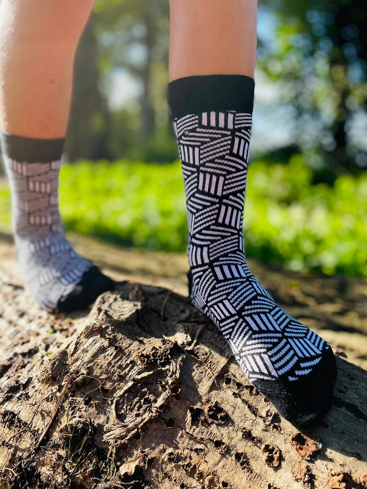Chaussettes Motifs Black & White Berlin